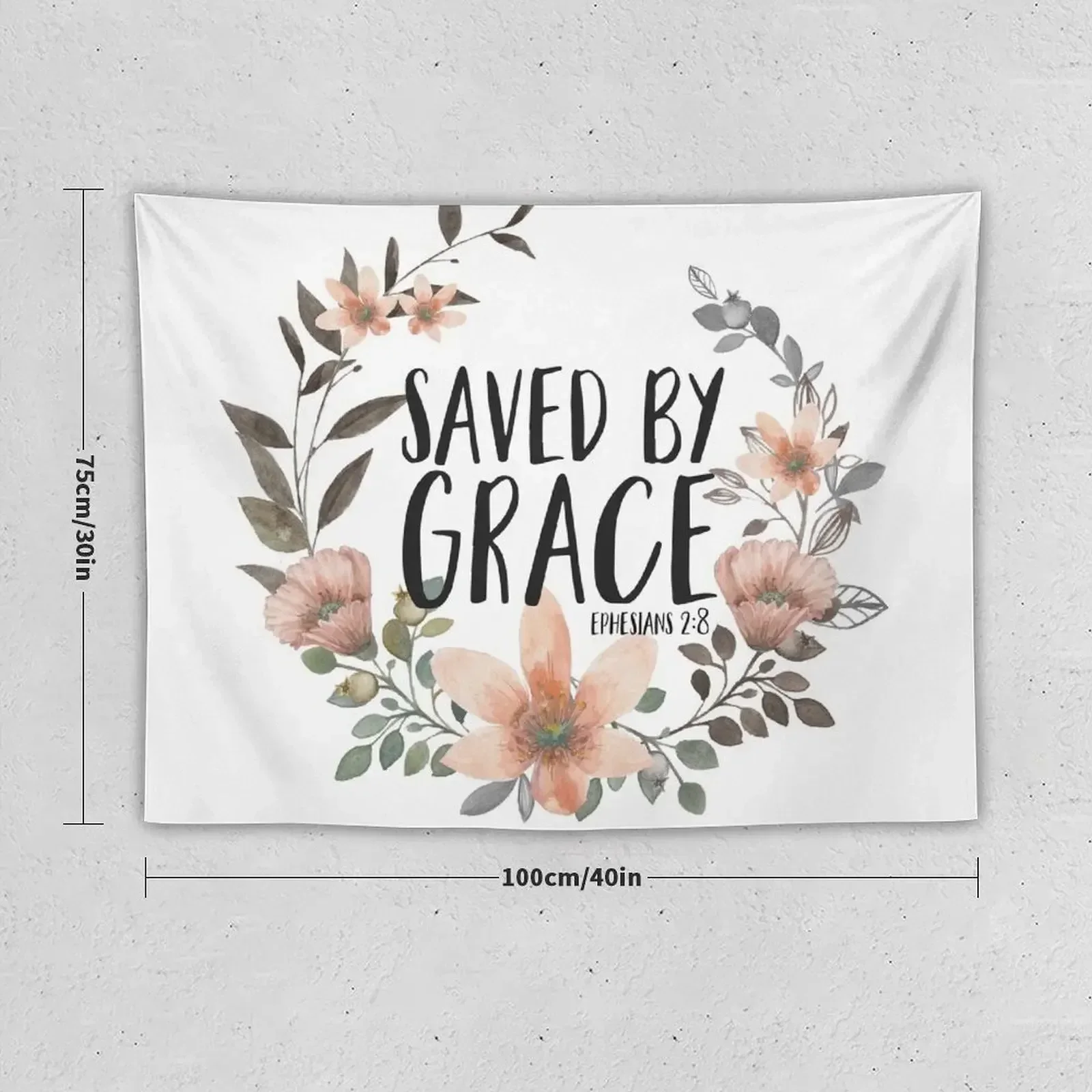 Saved By Grace Tapestry Wall Carpet Home Decor Aesthetic Wall Decoration Items Tapestry