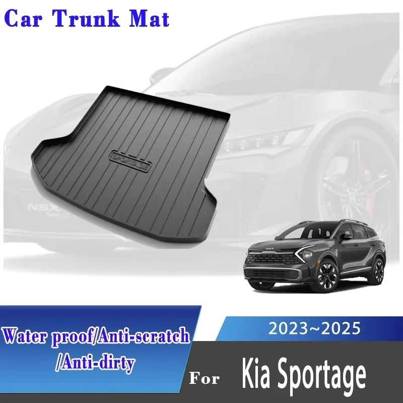 

TPE Car Boot Mat For Kia Sportage NQ5 LWB 2023 2024 2025 Waterproof Rear Trunk Storage Pads Carpets Cargo Rugs Auto Accessories