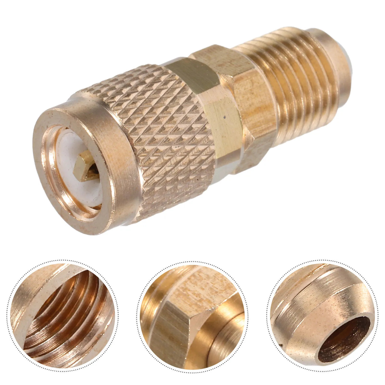 

Copper Air Conditioner Hose Adapter Refrigerant Filling Connector for Hvac System Maintenance Reliable Performance Refrigeration