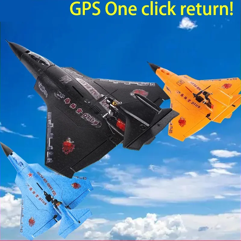 Sea, Land And Air Plus Led Fixed Wing Waterproof Epp Foam Surface Takeoff Remote Control Aircraft Model Toy One Click Return