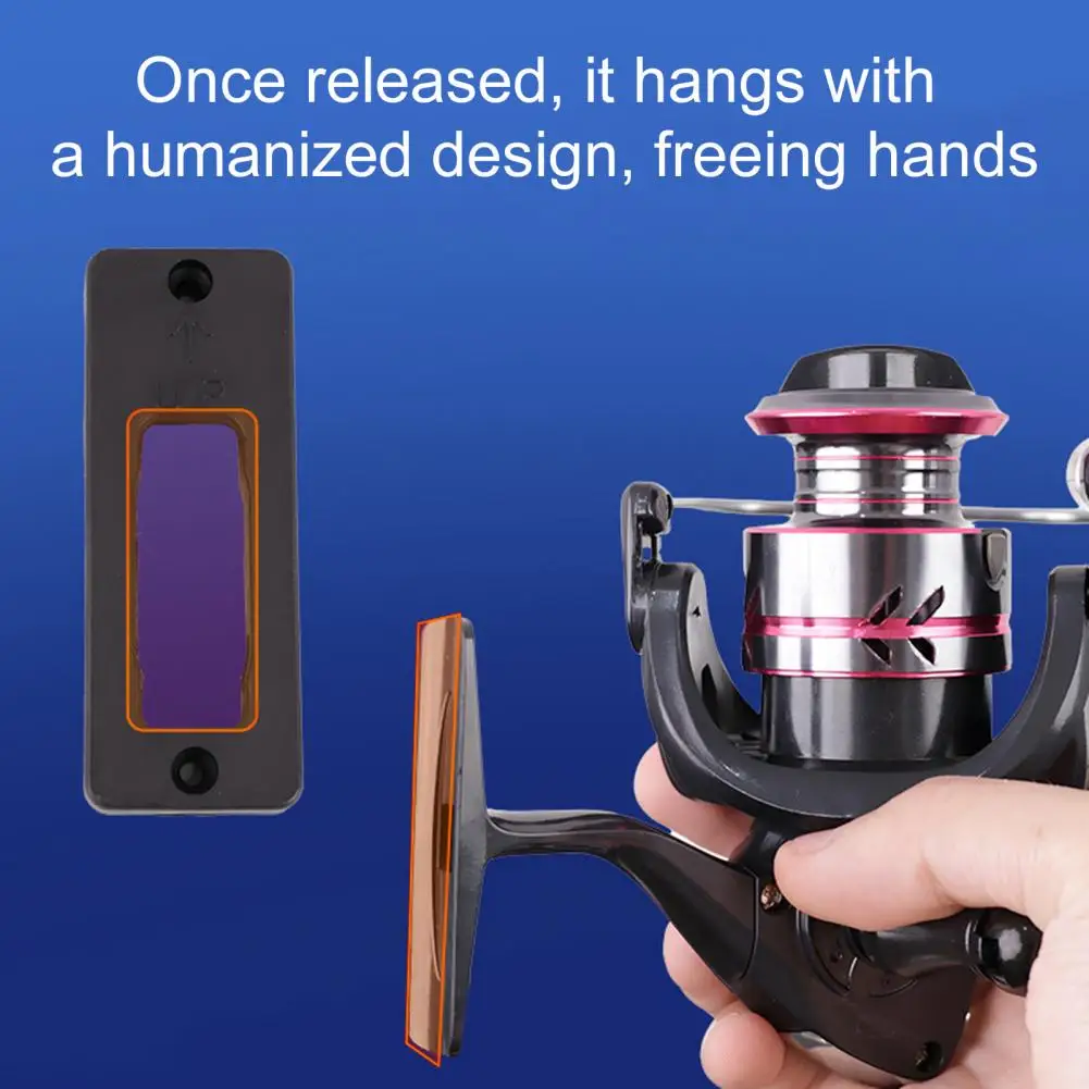 

Compact Fishing Reel Organizer Fishing Reel Storage Rack Nylon Wall Mount Fishing Reel Holder Spinning for Garage for Cabin