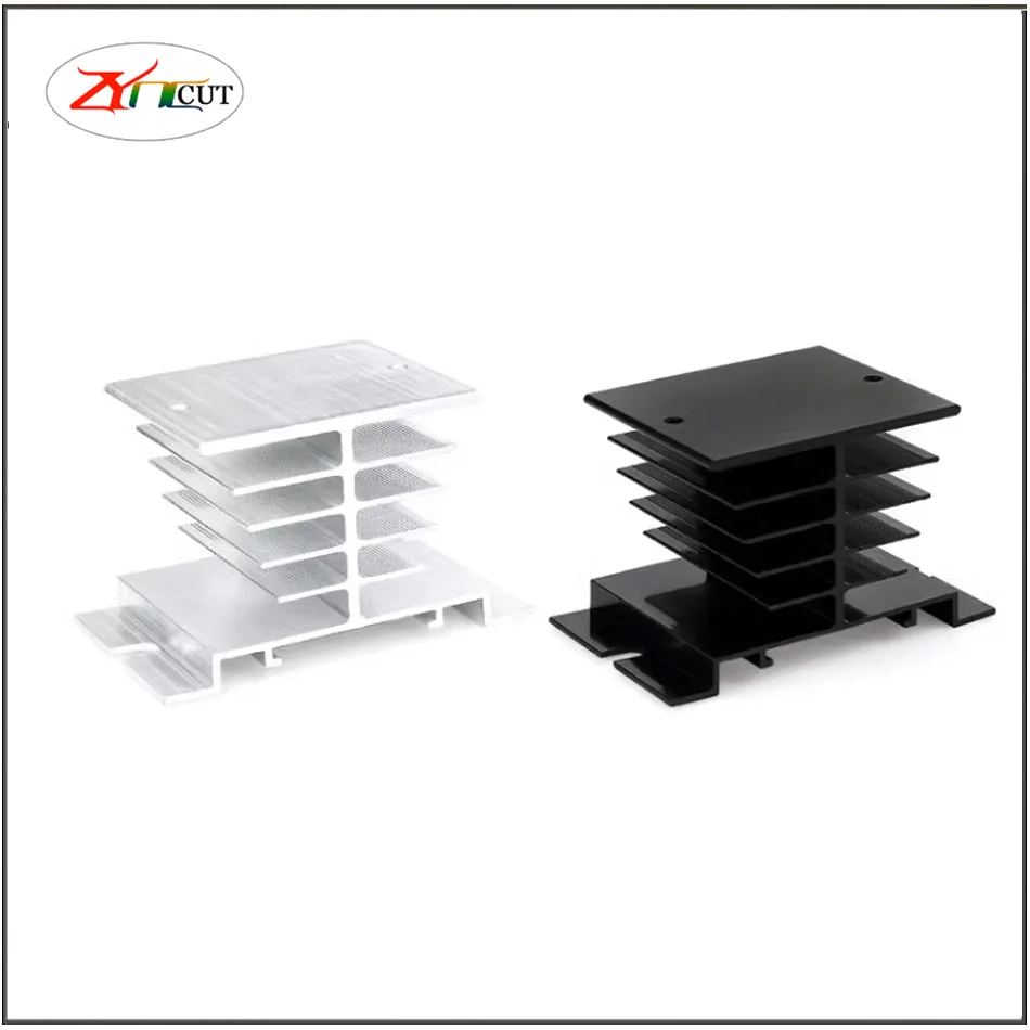 50x50 100mm SSR solid-state relay heat sink single-phase heat sink heat sink single-phase solid heat sink heat sink base