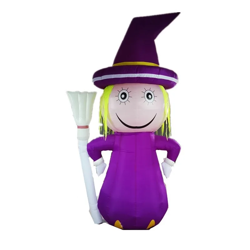 Opblaasbaar luchtmodel Pompoen Heks Schedel Spin Ghost Boog Deur Hoofd Ghost Festiva