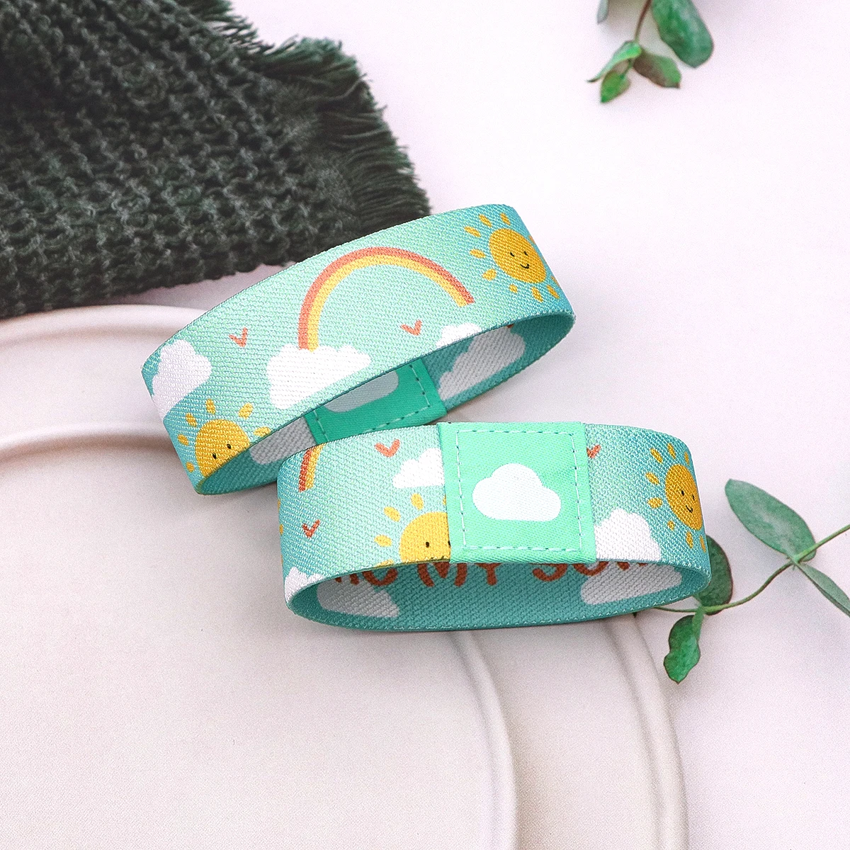 أنت بلدي أشعة الشمس سوار للنساء الرجال قوس قزح مطاطا الرياضة معصمه أساور الموضة مجوهرات الفن اكسسوارات الهدايا