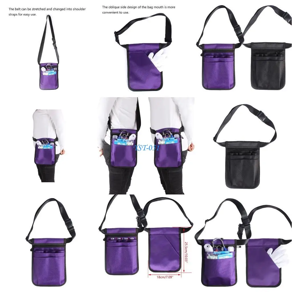 

E15A Nurse Fanny Pack Bag Healthcare Medical Bags Accessories