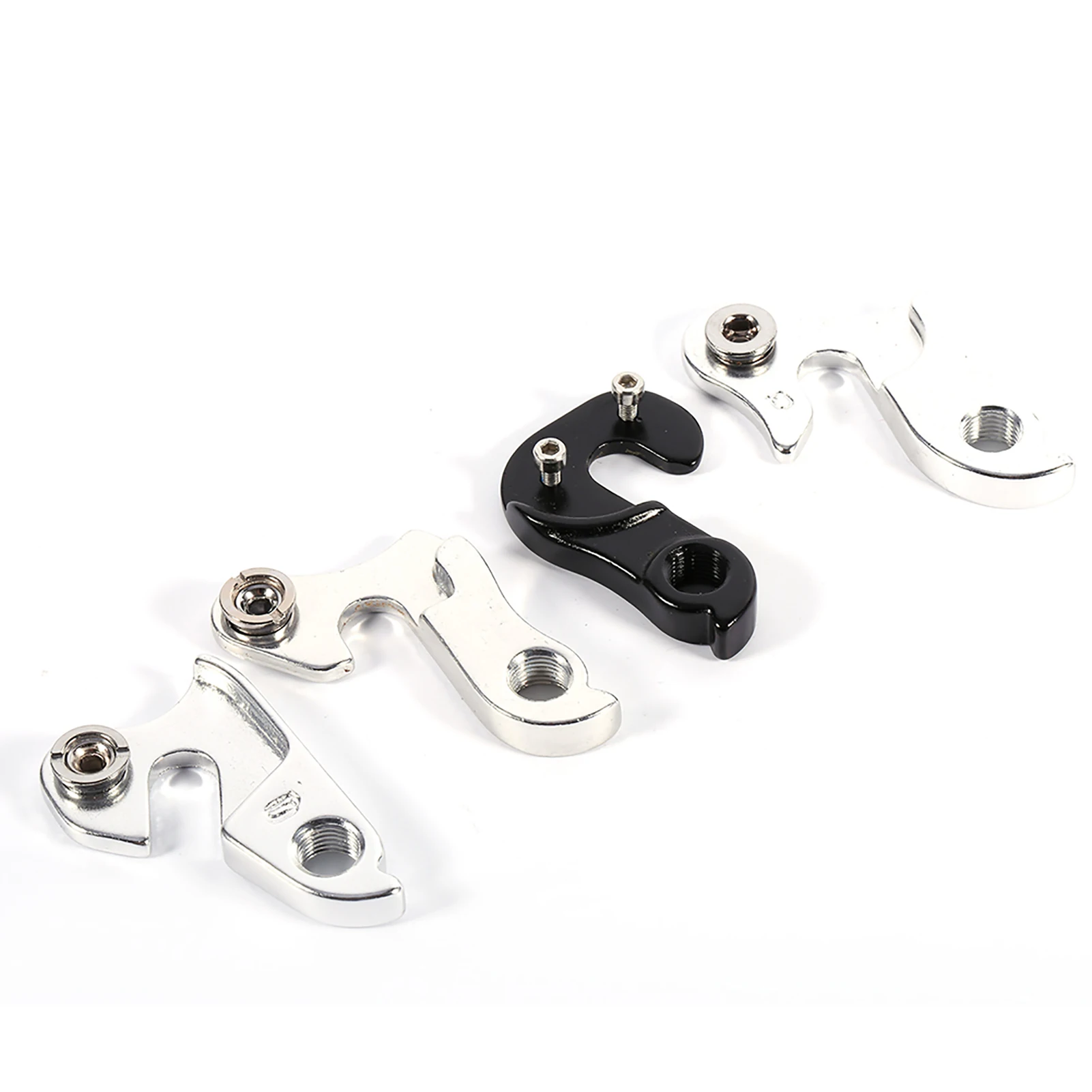 2 Size Aluminium Alloy Rear Gear Mech Derailleur Hanger Hook Drop Out Adapter Derailleur Hanger Bike Tail Hook Drop Out Adapter