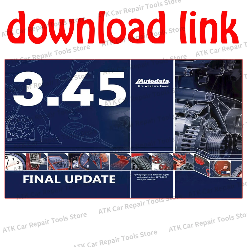 2024 Auto-data 3.45 version Auto repair software Auto-data v3.45 car software update to 2014 year send by CD USB link