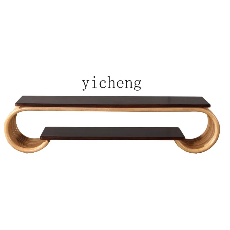 

Imported Real Rattan Teak Solid Wood Living Room Furniture Listening TV Cabinet