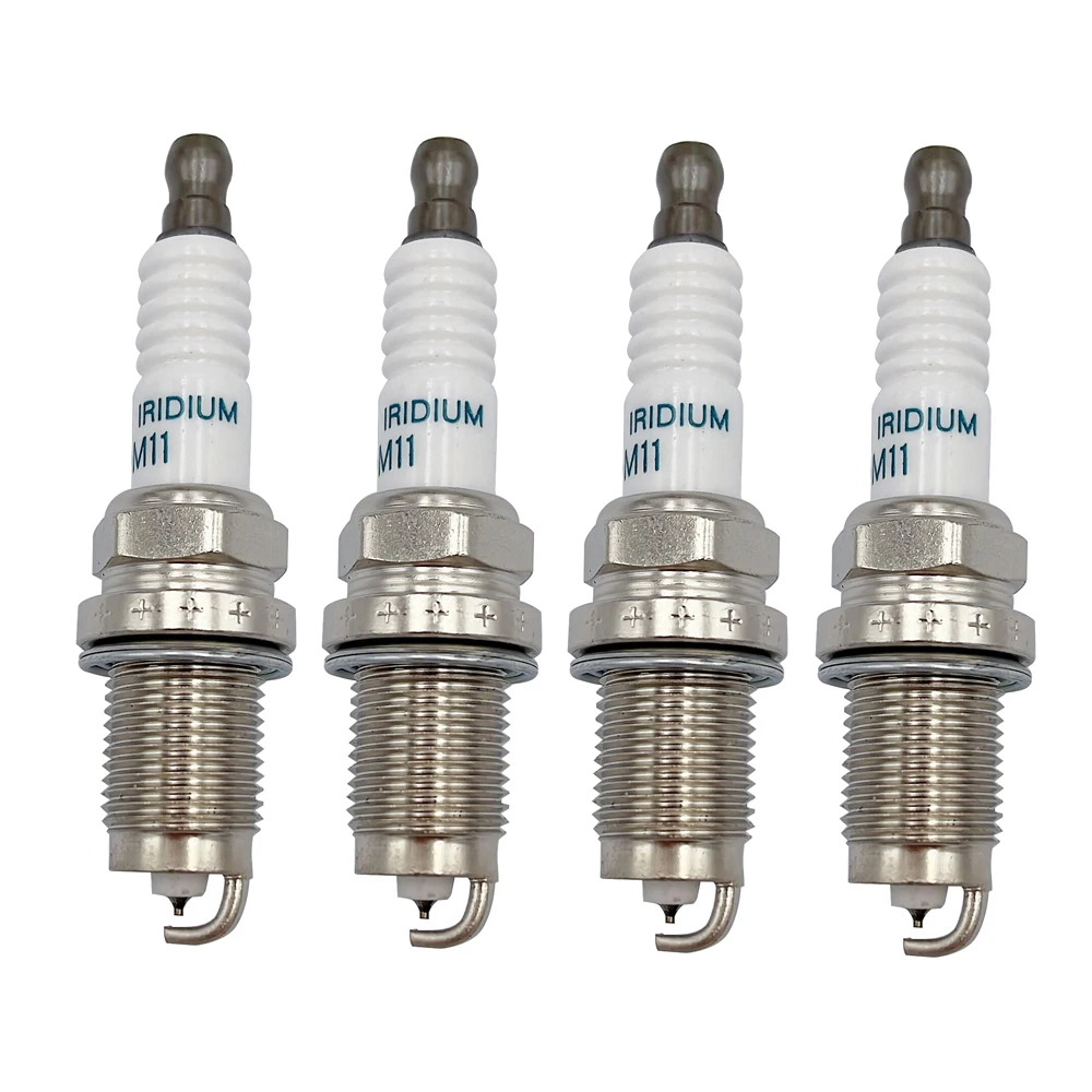 4PCS 9807B-5615W SKJ20DR-M11 Iridium Spark Plug 9807B5615W SKJ20DRM11 9807B 5615W SKJ20DR M11 For Honda Accord CR-V Acura RL TSX