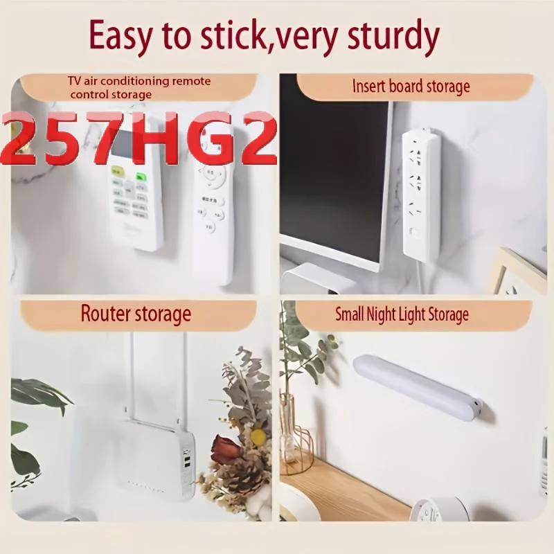 تخزين منزلي خطاف مغناطيسي مثبت على الحائط جهاز تحكم عن بعد مغناطيسي قوي غير مرئي ملصق ثلاجة مفتاح