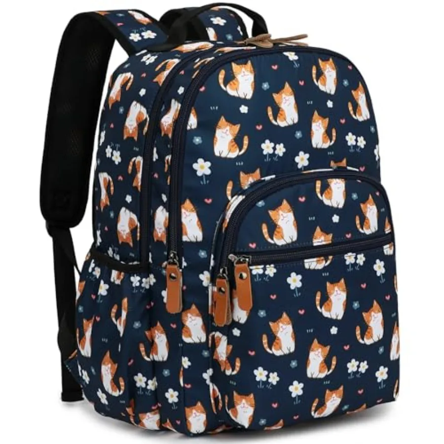 

Water Resistant Backpack for Women: Durable Daypack Capacity with Laptop Compartment and 2 Water Bottle Pockets for Outdoor Ent