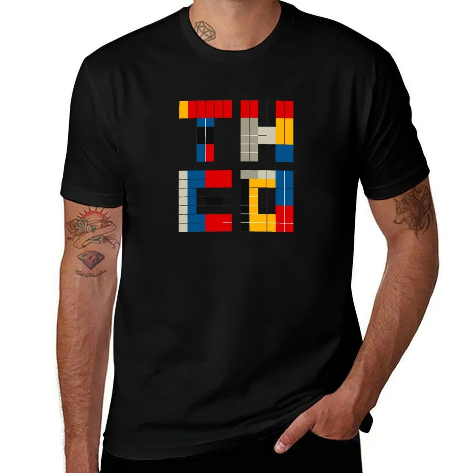 THEO AND ME T-Shirt Relaxed Fit Casual Short Sleeve Top
