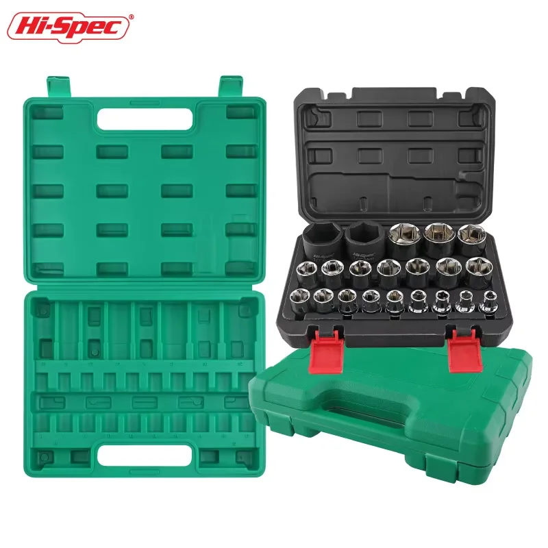 Empty Socket Storage Case 10/19/21PC Tool Organizer for Long & Deep Sockets Professional Metalworking Accessory Box for Garage