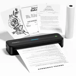Phomemo M832 Portable Printer Portable Printers Wireless for Travel,Bluetooth Thermal Printer Support 8.5'' x 11'' Thermal Paper