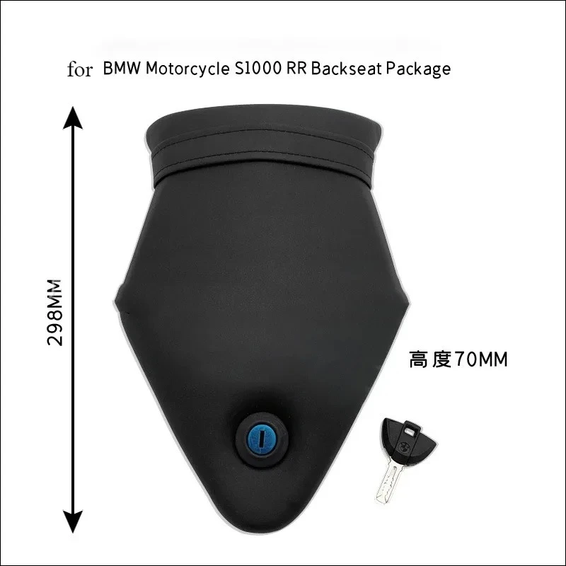 

Black Motorcycle accessories Rear Passenger Pillion Seat Fit For BMW S1000RR 2009-2014 2015 2016 2017 2018 2019