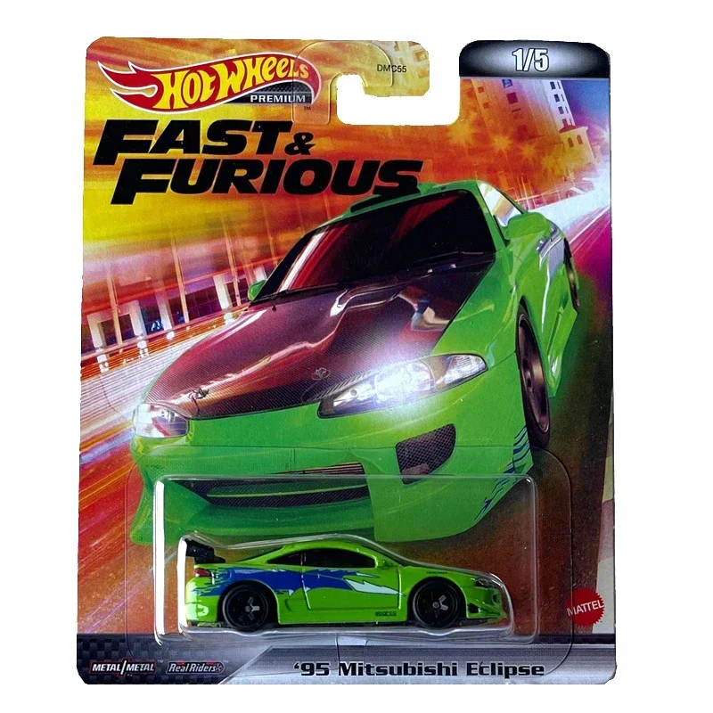 Original Hot Wheels Premium 1/64 Alloy Car Fast & Furious Retro Series Mitsubishi Nissan Skyline Acura Model Toys for Boys Gifts