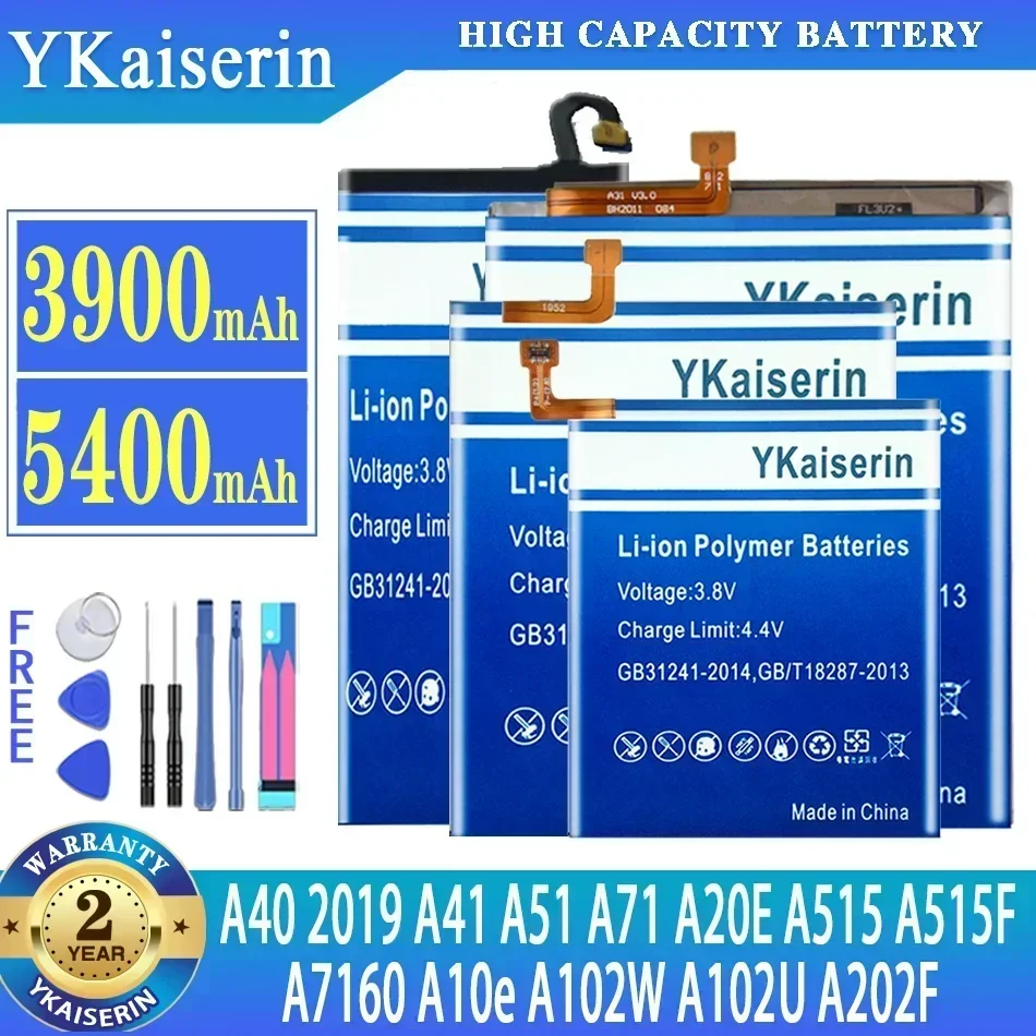 

Аккумулятор A40 2019 A41 A51 A71 A20E для SAMSUNG Galaxy SM-A405FM/DS A405FN/DS SM-A515 SM-A515F/DSM SM-A7160 A10e A102W A102U A202F