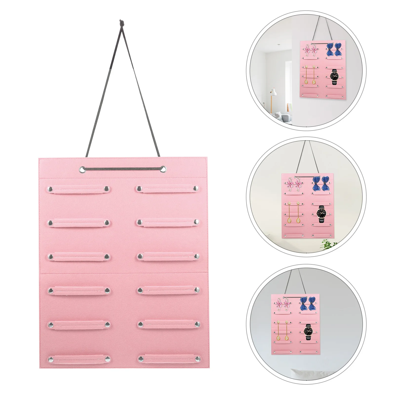 

Premium Felt Headband Holder For Baby Girl Hairband Organizer Wall Mounted Headband Storage Holder Bow Display Rack For Girls