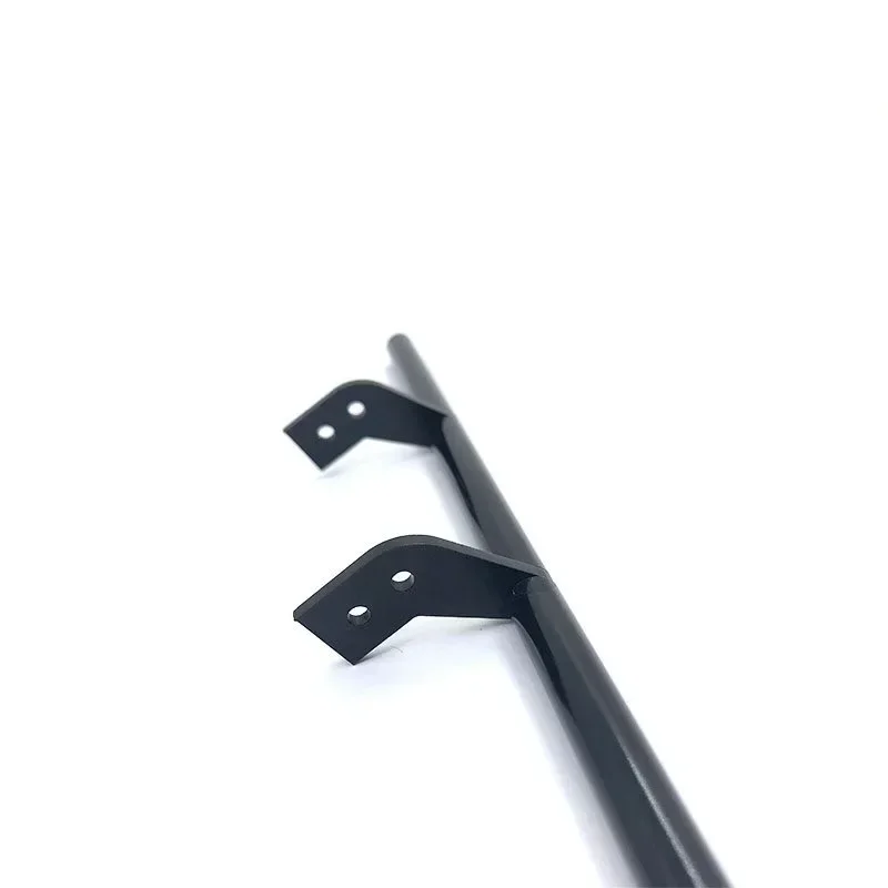 Metalowy czarny tylny zderzak symulacyjny do modyfikacji przyczepy RC Tamiya w skali 1/14, metalowy tylny zderzak, tylny zderzak