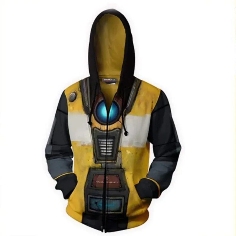 لعبة Borderlands هوديس ليليث البلوز رولاند تأثيري سترة صغيرة تينا ثلاثية الأبعاد الطباعة مقنعين الملابس سستة هودي معطف القمم