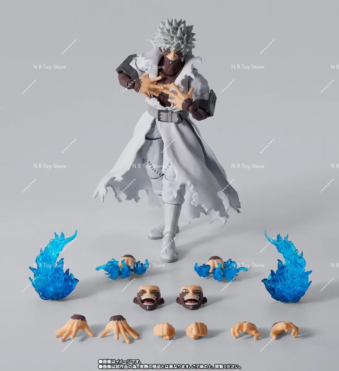 Original BANDAI S.H.Figuarts Boku No Hero Academia Dabi Anime figuras de juguete My Hero Academia conjunto PVC modelo colección regalo