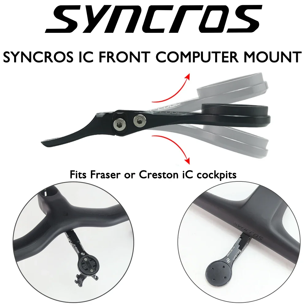 

Syncors Fraser/Creston IC Integrated Cables Handlebar MTB/Road Bicycle Stopwatch Bracket Computer Stand Wahoo/Garmin Bike Parts