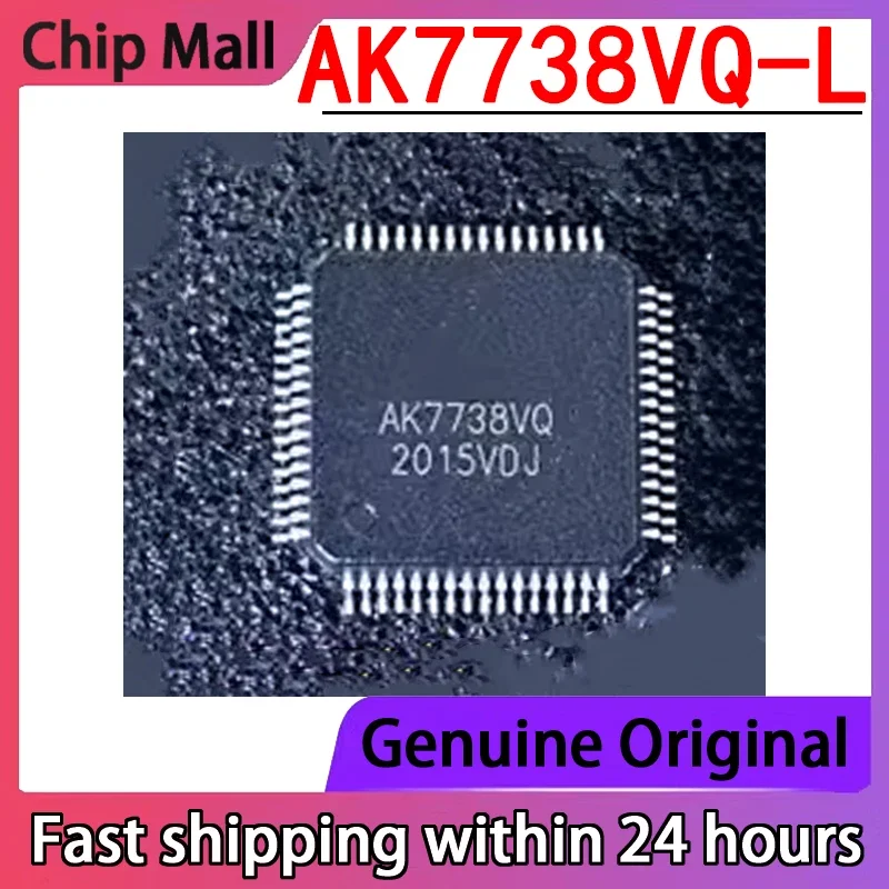 

1PCS New AK7738VQ-L Package LQFP64 DSP Stereo Codec Chip