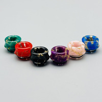 vape 810 Drip Tip Gypsophila Mushroom Head Resin Holder Universal Standardice Bore Wide Drip Tip for Tfv8 Tfv12 Tank Accessories
