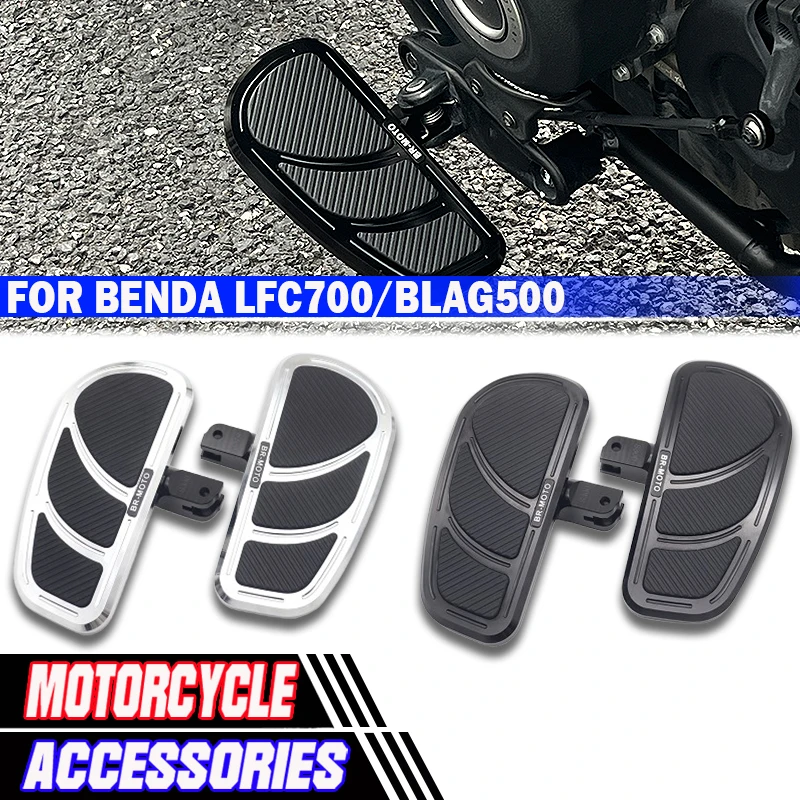 

New LFC700 Motorcycle Anti-slip Pedal Front Footrest for Benda LFC700 LFC 700 Lfc700 Dark Flag 500 Enlarged Pedal Accessories