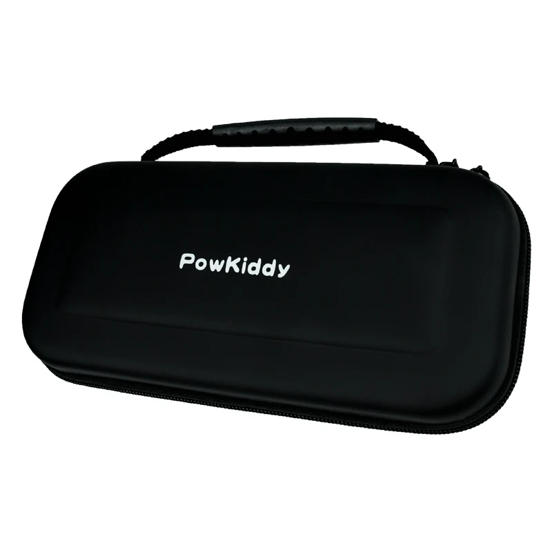 Borsa nera di Powkiddy X55 Console di gioco portatile retrò da 5,5 pollici Borsa da trasporto impermeabile Mini custodia portatile per console per videogiochi