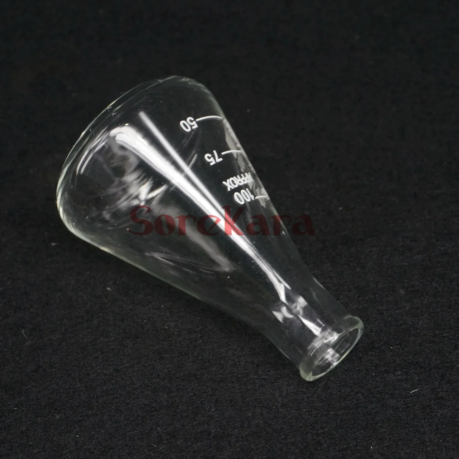 100ml Narrow Neck Borosilicate Glass Conical Erlenmeyer Flask For Chemistry Laboratory