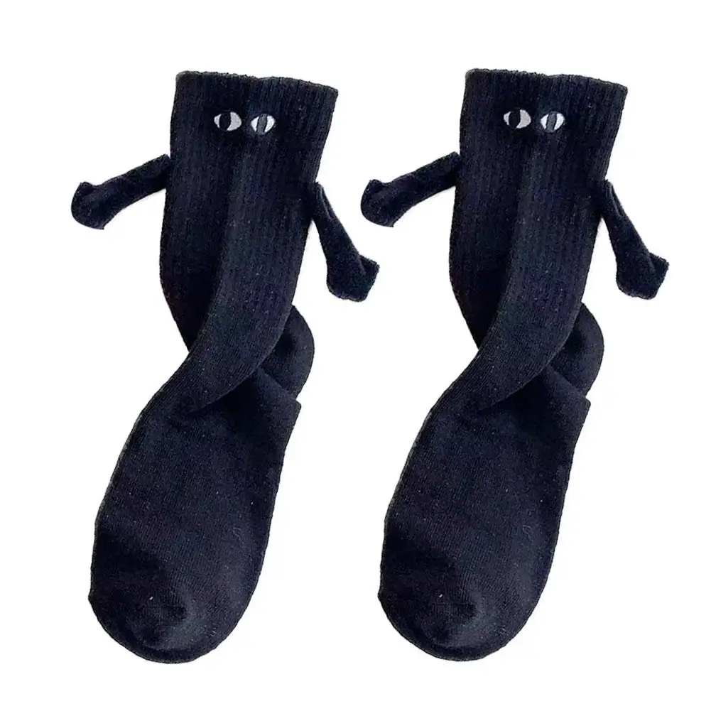 10Pairs Magnetic Suction Couple Socks Handle Socks Cartoon Cute Hand Holding Magnetic Socks Couple Holding Hands Socks