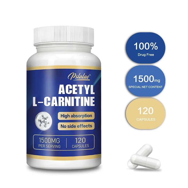 Acetyl L-Carnitine - Supports Memory Focus, Increase Body Performance, Metabolic Energy Fitness Exercise