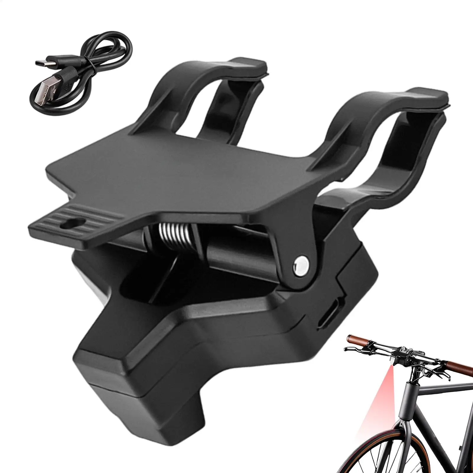 Infrared Rechargeable Bike Handlebar Alignment Calibrator Portable Tool for Road Mountain Bike Motorcycle Motorbike Scooter