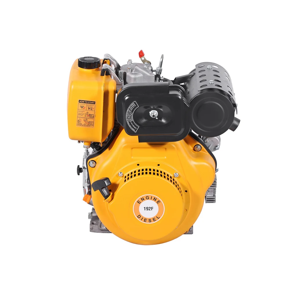 Manufacturer Directly 192F Air Cooled 8kw 9kw Power 498cc Diesel Engine For Sale