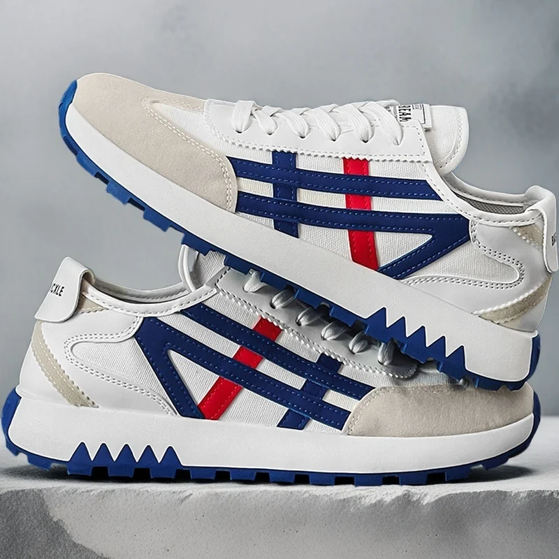 

Sneakers Men's Shoes Solid Color Fashion White Casual Sports Shoes for Men Platform Non-slip Running Shoes Zapatillas De Deporte