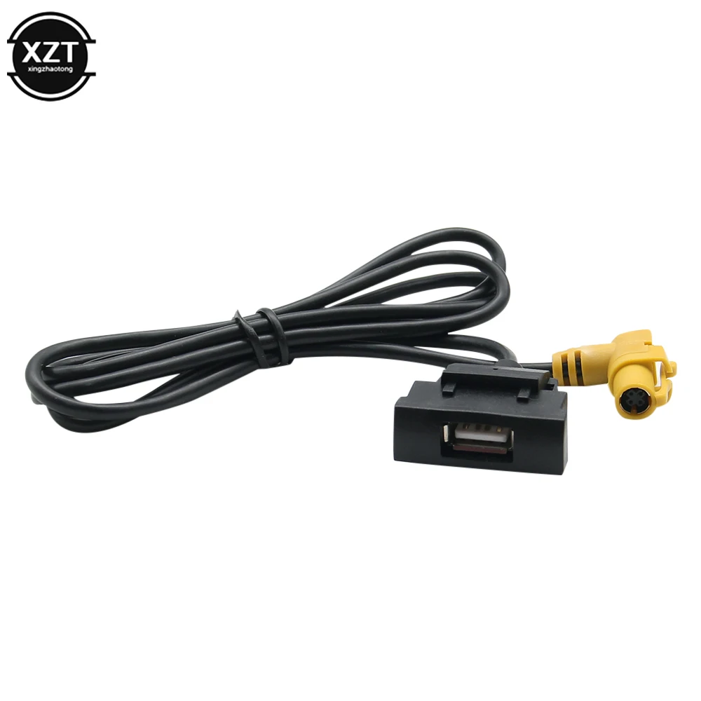 Car RCD510 RNS315 Radio Extend USB 4 Pin Female Male Interface Cable Adapter for Skoda Octavia Android GPS Button Headunit Panel