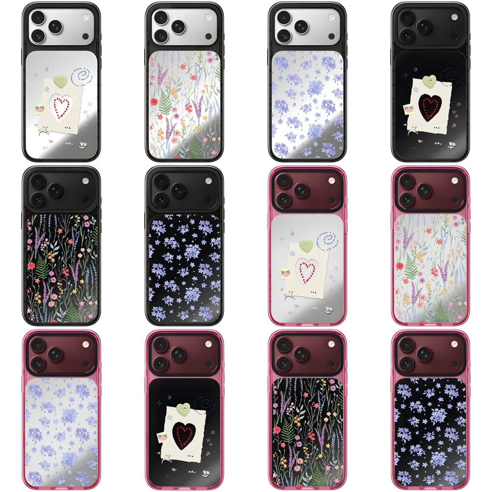 6092020 Impact Case - Mirror / Glaze Magnetic Cover for IPhone 17 18 Pro Max Case for IPhone 17Pro