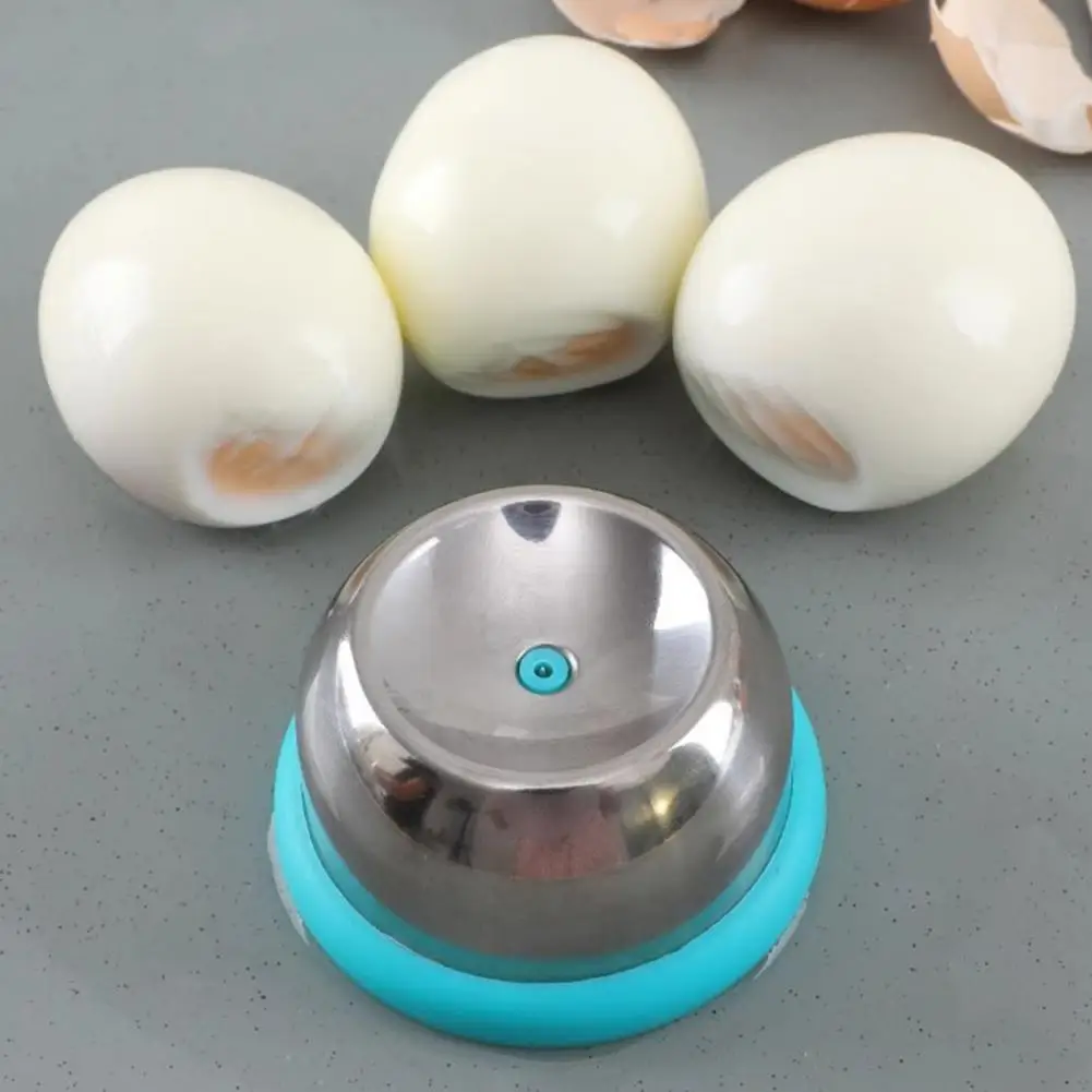 Egg Pricker Stainless Steel Egg Piercer with Plastic Base Heavy Duty Egg Hole Puncher Hard Boiled Eggs Poker Peeler Kitchen