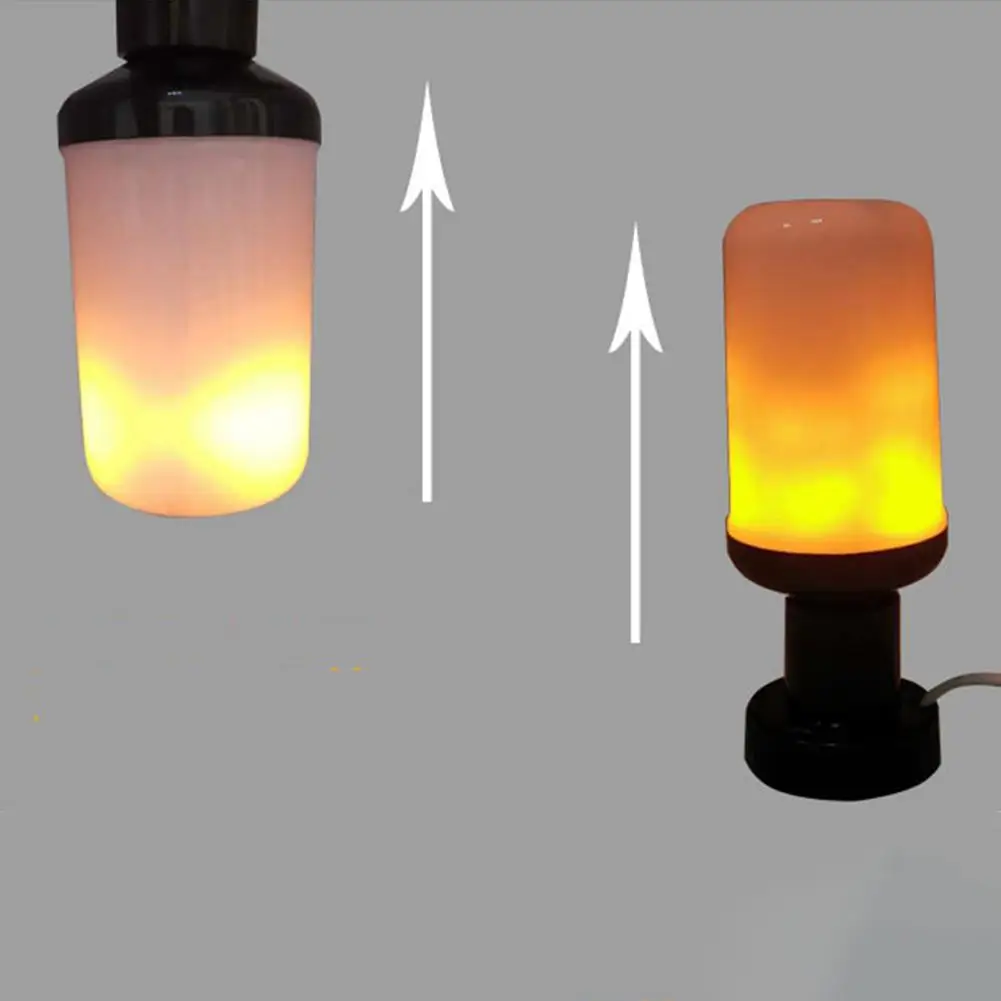 LED لهب تأثير الضوء لمبة الخفقان النار محاكاة حديقة ديكور المنزل الإضاءة في الهواء الطلق هالوين عيد الميلاد إضاءة زينة