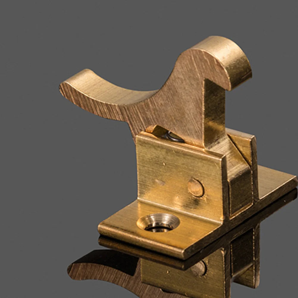 

2pcs Zinc Alloy Window Locks Rust-Proof Security For Windows Copper Finish Glass Clamp Decorative Fastener Extra Safety Window