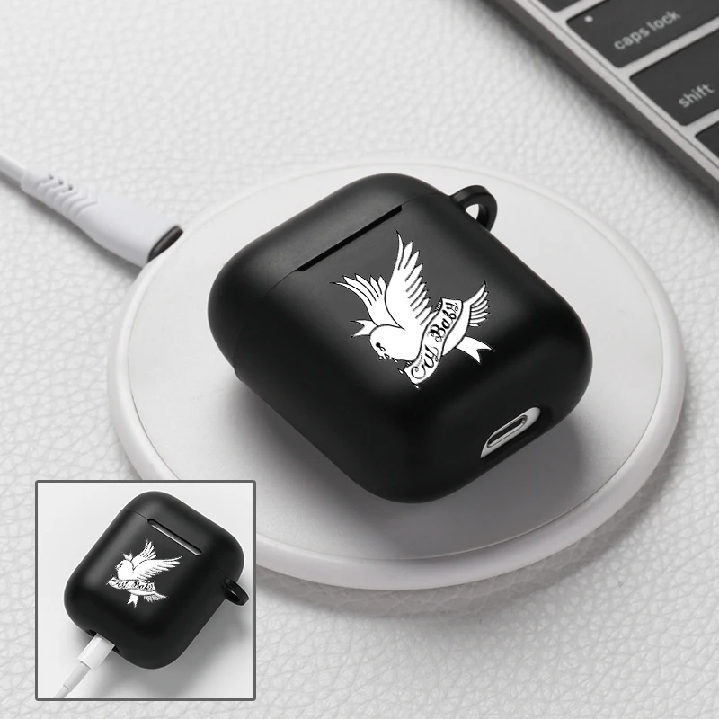 Rapper Lil Peep Crybaby Hellboy Love Tattoo Soft Case untuk Airpods Pro 3 2 1 Earphone Nirkabel Tutup Airpod Casing Funda Coque