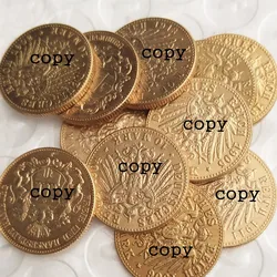 Germany 10 Mark 1902-1913 11 Dates For Chose Gold Plated Copy Coins
