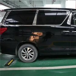 WELKINRY For Toyota Alphard Vellfire AH20 2008 2009 2010 2011 2012 2013 2014 Car Window Central Middle B C D Column Pillar Trim