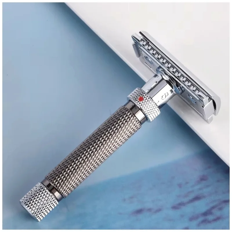 YAQI for Men Wet Shave Tools Adjustable The Final Cut Chrome And Gunmetal Color Safety Razor Men Shaving Products Mens Gift