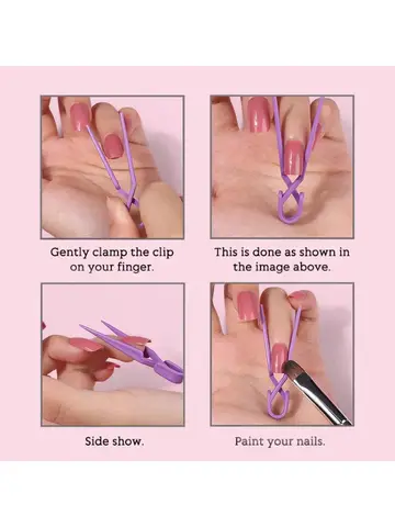 5/10pcs Nail Clip Shaping Clip Paint Spill-proof Mixed Color Nail Painting Protection Clip To Prevent Paint Leakage Nail Tools