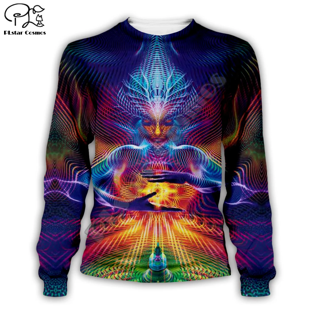 2022 NewFashion Trippy Buddha Mandala Psychedelic Harajuku 3DPrint Men/Women Streetwear Pullover Casual Funny Jacket Hoodies A20