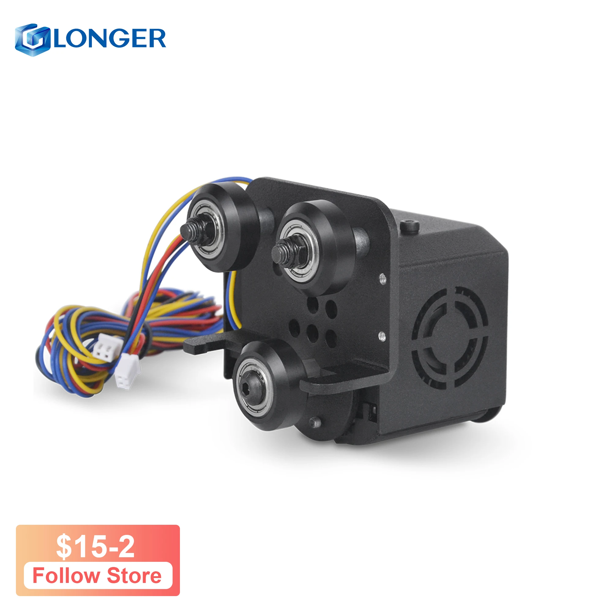 

LONGER 1PC New Dual Blower Cooling Fan 5010 FOR LK1 LK4 LK4 PRO LK5 PRO Compatible With Alfawise U20 U30 U30 PRO