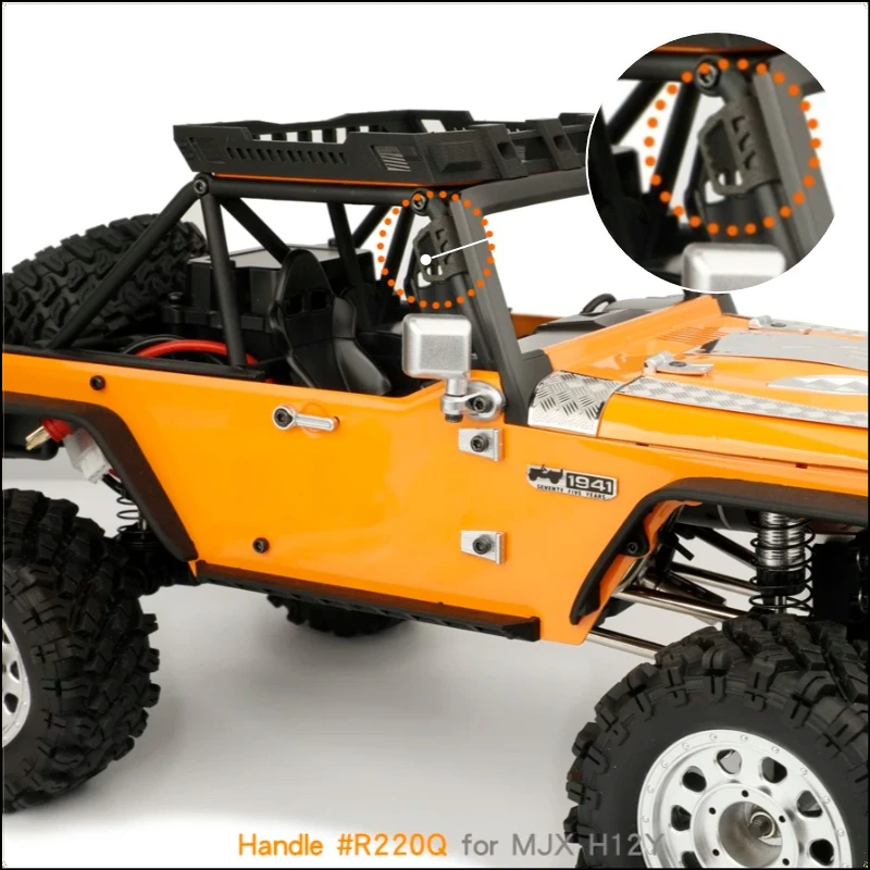 

RC Car Roll Cage Handle Upper Car Handle for 1/12 RC H12Y SCX10 Short Tube Holder #R220Q