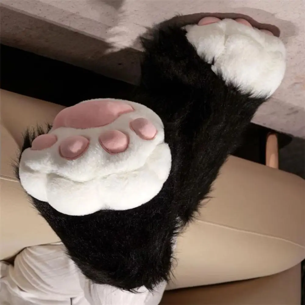 

1Pc Animal Paw Glove Boot Plush Furry Paw Shoe Fuzzy Cute Cat Paw Boot Animal Costume Gloves Warm Animal Paws Mittens 80%